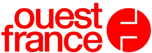 Logo Ouest France, média ayant publié un reportage sur les voyages authentiques au Laos proposés par Sourire du Laos